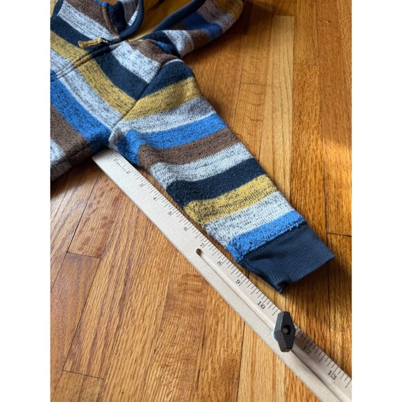 Striped Hooded Zip-Up Sweater Kids 1982 Premium Outfitters - Picture 8 of 8